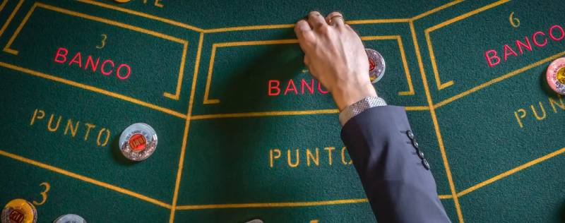 Các loại cược trong Punto Banco Baccarat